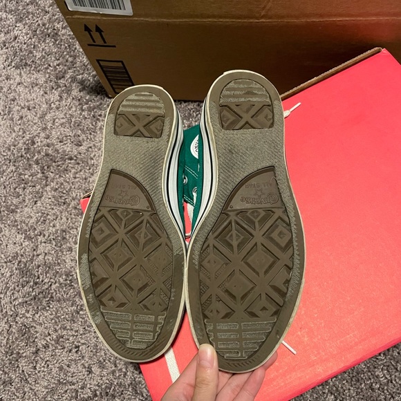 Green converse high too sneakers - Picture 2 of 4